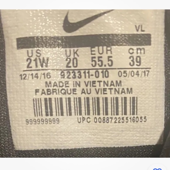 Nike force savage football cleats size 21W - Picture 9 of 9